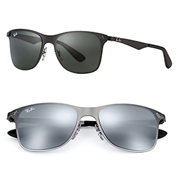 Rayban Wayfarer Flat Metal Sunglasses - tempting! Especially in black or gunmetal...