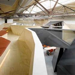 Redbull's new offices in Amsterdam, designed by Sid Lee Architecture.