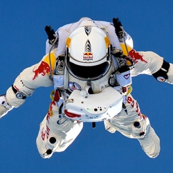 The Red Bull Stratos Mission takes place Oct 9th when Felix Baumgartner will jump from 23 miles up near the edge of space and reach speeds possibly exceeding mach1 making it the highest and fastest jump ever. 
