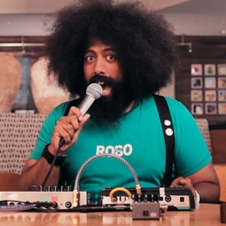 Fun video of Reggie Watts doing some a cappella techno for Nando's.