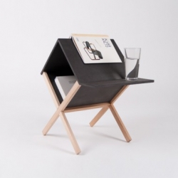 Book table from german designers collective Rejon! Simply elegant piece of furniture made of mdf and beech.