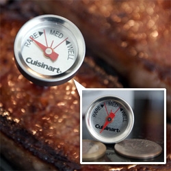 Adorable quarter/euro sized button steak thermometers...