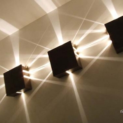 Very nice lighting design work from designer Ricardo Garza Marcos. His Light cube gives an amazing geometric pattern of Light depending on the array the user chooses.