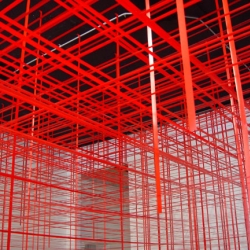 Tape installations by Rebecca Ward, simple yet stunning!  