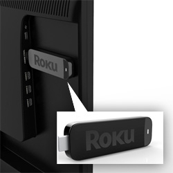 Roku keeps shrinking and now its simply a USB stick to pop into the back of your tv!