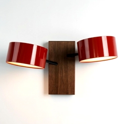 'Excel Double Sconce' designed by Rich Brilliant Willing for Roll & Hill.