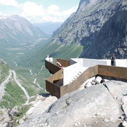 RRA Architects finished another section of the National Tourist Route in Norway. The selection of the materials create a slight contrast with the landscape. Amazing views!