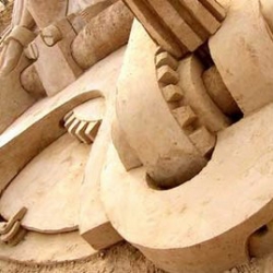 Another sand sculpture, even more fantastically mechanical than #1245