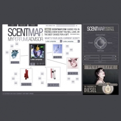 Scent Map This new website offers an interactive way to find your perfume while sitting in front of a computer.