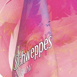 New Schweppes Collector bottles design by 3 young French designers.