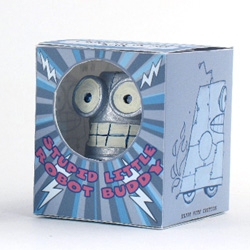 Comic Con sneak peak - David Pressler will be launching Stupid Little Robot Buddy! "Technology has never been so dumb!  Stupid Little Robot Buddy is at your service. Ready to help but end up wrecking your stuff. " (ltd to 35)