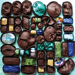 Stephen J Shanabrook is a New York and Moscow-based artist who uses food both as medium and metaphor, including "morgue chocolates" made from molds from the fatal wounds of anonymous people.