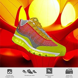 NIKE PHOTOiD - for those who can't pick their colors... you can pick your favorite instagram photo and it will auto generate matching shoes...