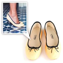 Cute story of J.Crew's new ballet flats - "Italian shoemaker E. Porselli occupies a tiny storefront in Milan. each week, ballerinas from nearby La Scala come in to pick up shoes on Wednesdays, when new shipments arrive."