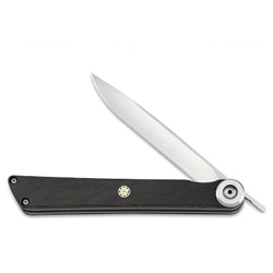 Slim profile folding knife, the Shun Large Higo Nokami Gentleman's Knife available at Williams Sonoma.