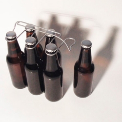 The Sixpack is a bottle carrier that can hold up to 6 beer, soft drink, or water bottles. It’s perfect for those BYO dinner outings where a normal 6 pack gets destroyed after you rip out one beer.