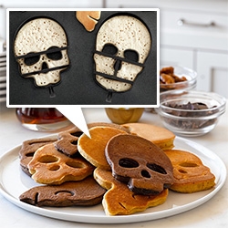 Williams Sonoma Skull Pancake Molds - set of 3 different designs.