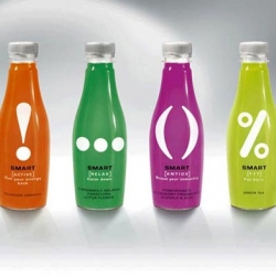 Smart Drinks| ! … ( ) % | Another example of graphic design, packaging simple.