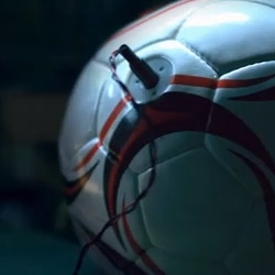 The soccket is a soccer ball that captures energy with every kick. Fifteen minutes of play produces three hours of light.