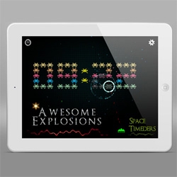 Space Timeders, Check this unique clock app for your iPhone or your iPad. A new level every minute!