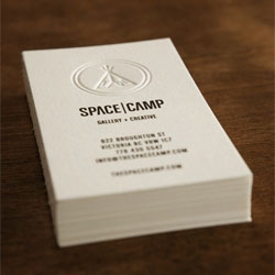 Gorgeous identity for Space|Camp, a design studio and gallery space.