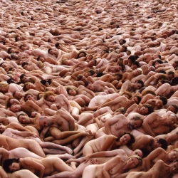 Get naked for a good cause - Photographer Spencer Tunick has partnered with Green Peace to create a number of environmentally aware art installations all exhibiting  hundreds of naked people around the globe.  
