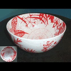 the higher-end version of his holiday dinnerwear collection, tablestories by tord...i love this spider bowl 