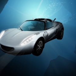 sQuba is a new prototype car that can be driven underwater, much like a James Bond car. The car will be unveiled at the Geneva Motor Show and I would think that we will see more of this special car in the future.