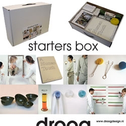 Droog Starters Box - everything you need to get going in style.... ultimate housewarming gift? or for a high school grad for heading to college?