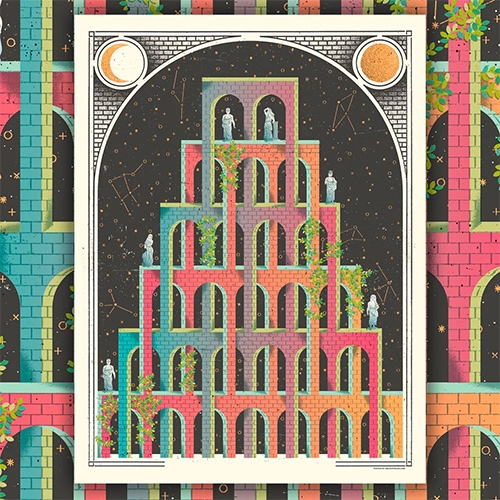 Mystic Castle print from Eric Nyffeler