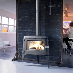 Invicta has some beautiful cast iron wood burning stoves