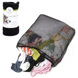 Molly Mutt Dog Bed Stuff Sack - interesting idea to use/reuse all your old laundry, etc to fill your dog's bed.