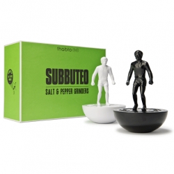 New from Thabto this quality pair of Salt and Pepper Grinders. Inspired by the retro table soccer game, Subbuteo. 