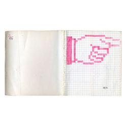 Great look inside the sketchbook of Susan Kare, the artist who developed the fonts and icons for the Mac OS.