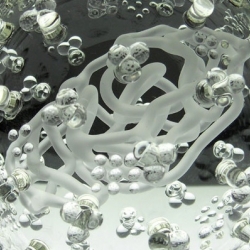 Luke Jerram's Glass Microbiology depict the microorganisms responsible for making us sick