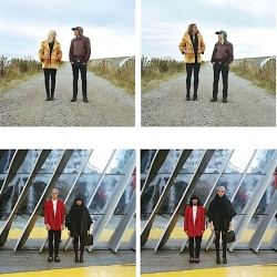 Switcheroo, a cool photography project by Hana Pesut, in which couples change clothes with each other.