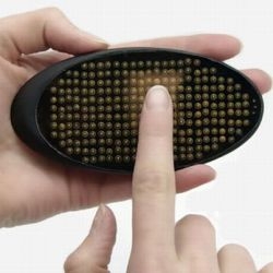 Nikko van Stolk has come up with an innovative cellphone named the “Tactile” that makes use of a system of digital texture to let the blind access a multitude of features offered by modern multi-touch mobile handsets.