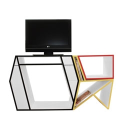 Sanjin Halilovic's DIS(ORDER) Furniture series work together like elegant tangrams.