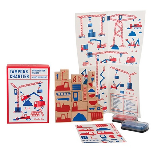 Moulin Roty Construction Stamps