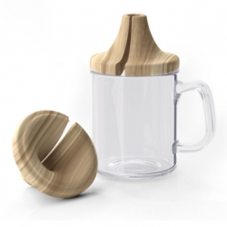 Tea bag press for any kind of cups or glasses. Made of teak wood for water-resisting ant high temperature protection.