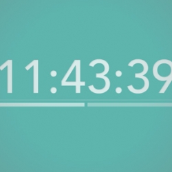 The Colour Clock is a downloadable screensaver which represents time as a hexadecimal color value. By designer Jack Hughes.