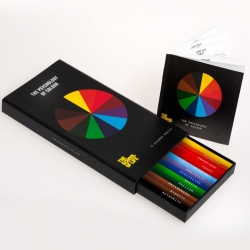 'The Psychology of Colour Pencil Set'. A box that links colours to a range of memories and feelings. 