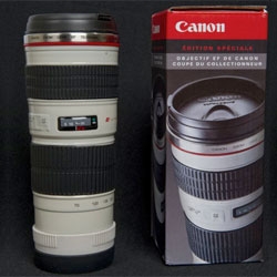 On schwag to lust after ~ Canon Lens THERMOS.