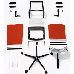 THINK! by Steelcase - review on com. 99% recyclable, gorgeous, simple, intuitive, and oh so ergo. I think this is THE chair for web 2.0 - the aeron was so last bubble.