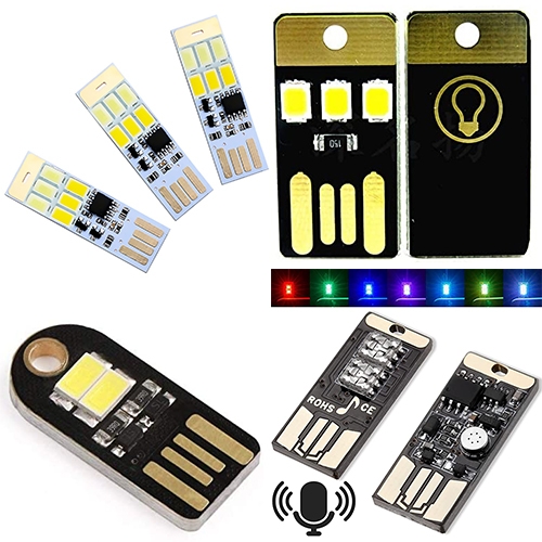 Tiny USB LED Lights - fell down a rabbit hole of these on Amazon. So simple, could be useful (night light in usb charger plug? in car? emergency flashlight on power bank?) or just fun for (teeny tiny) stocking stuffer or easter egg filler? 