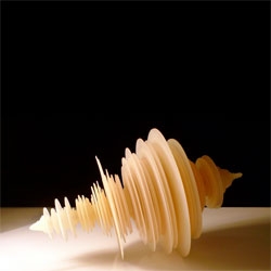 Luke Jerram's Tōhoku Japanese Earthquake Sculpture is a sculpture created using a seismogram of the earthquake.
