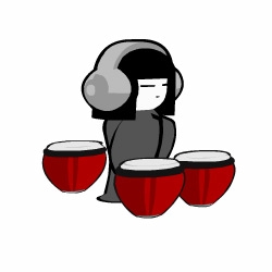 TokyoPlastic's Drum Machine is a brilliant piece of flash animation [Editor's Note: it's an oldie, but a classic, for anyone unfamiliar, check out their newer pieces as well!]