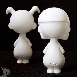 TOMA DIY figurines... something rather adorably amusing about the belly buttons and the heads...