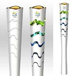 Rio 2016 Olympics Torch expands! Designed by São Paulo studio Chelles & Hayashi