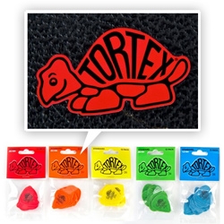 Jim Dunlop's Tortex guitar picks turn 30 this year... and the packaging redesign turns the iconic turtle logo into a sticker!